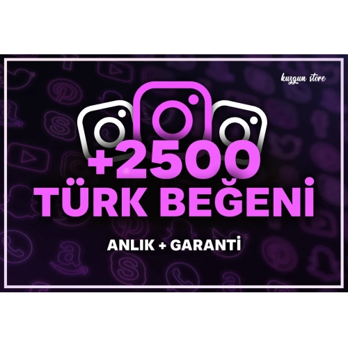  ⭐ +2500 Türk Instagram Gerçek Beğenilerdir⭐